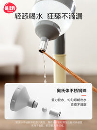 狗狗喝水器挂式不湿嘴自动饮水机喂食器悬挂水碗猫咪水壶宠物用品