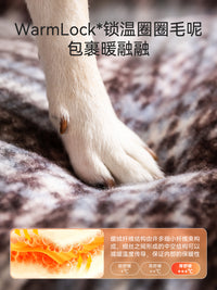 狗窝冬天保暖中大型犬金毛狗屋室内狗房子可拆洗狗床帐篷宠物用品 温蒂棕 XL：75*55*50（适用于40斤）