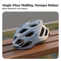 Cycling Helmet Integrally-Molded Asphalt Bike Helmet Head Protection Breathable Safeguarding Gear Collision Resistant for Men