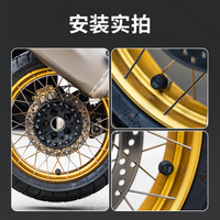 HFK T100摩托车胎压监测器气门嘴帽外置胎压胎温检测仪无线传感器