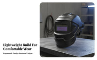 Anti-Glare Auto-Darkening Metal Joining Helmet Heat Resistant Automatic Metal Joining Hood Breathable Design for Polishing