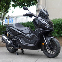 适用于本田ADV350前后护杠排气护杠摩托车防摔护杠配件一站式改装
