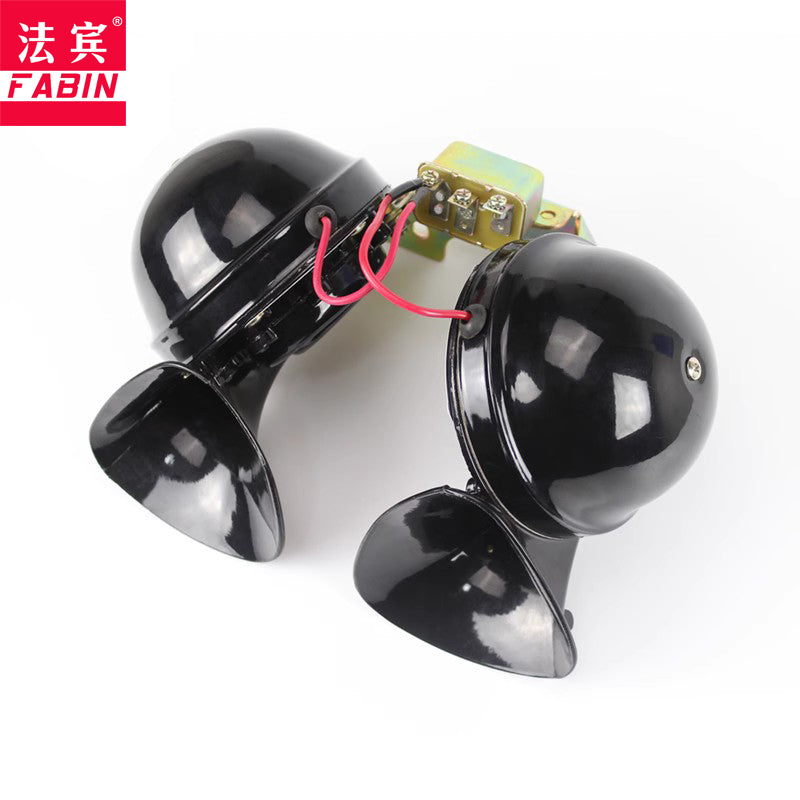 法宾货车喇叭24v大蜗牛喇叭越野车12v超响防水汽车蜗牛通用电喇叭