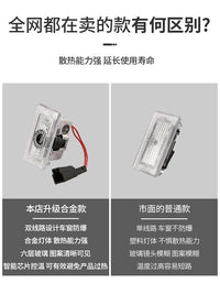 适用于特斯拉Model3/y迎宾灯带保险投影灯车门门灯氛围灯装饰丫