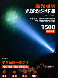 强光超亮小型便携手电筒充电式户外远射超亮大功率长续航2025新款