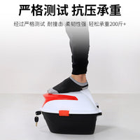电动车后备箱摩托车尾箱电瓶车工具箱踏板车储物箱子雅迪爱玛通用
