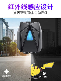 摩托车电动车投影灯射灯车载装饰照地灯电瓶车led鬼火改装迎宾灯
