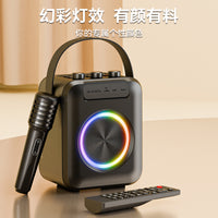 山水T92T91户外广场舞音响蓝牙音箱便携手提话筒K歌一体机低音炮