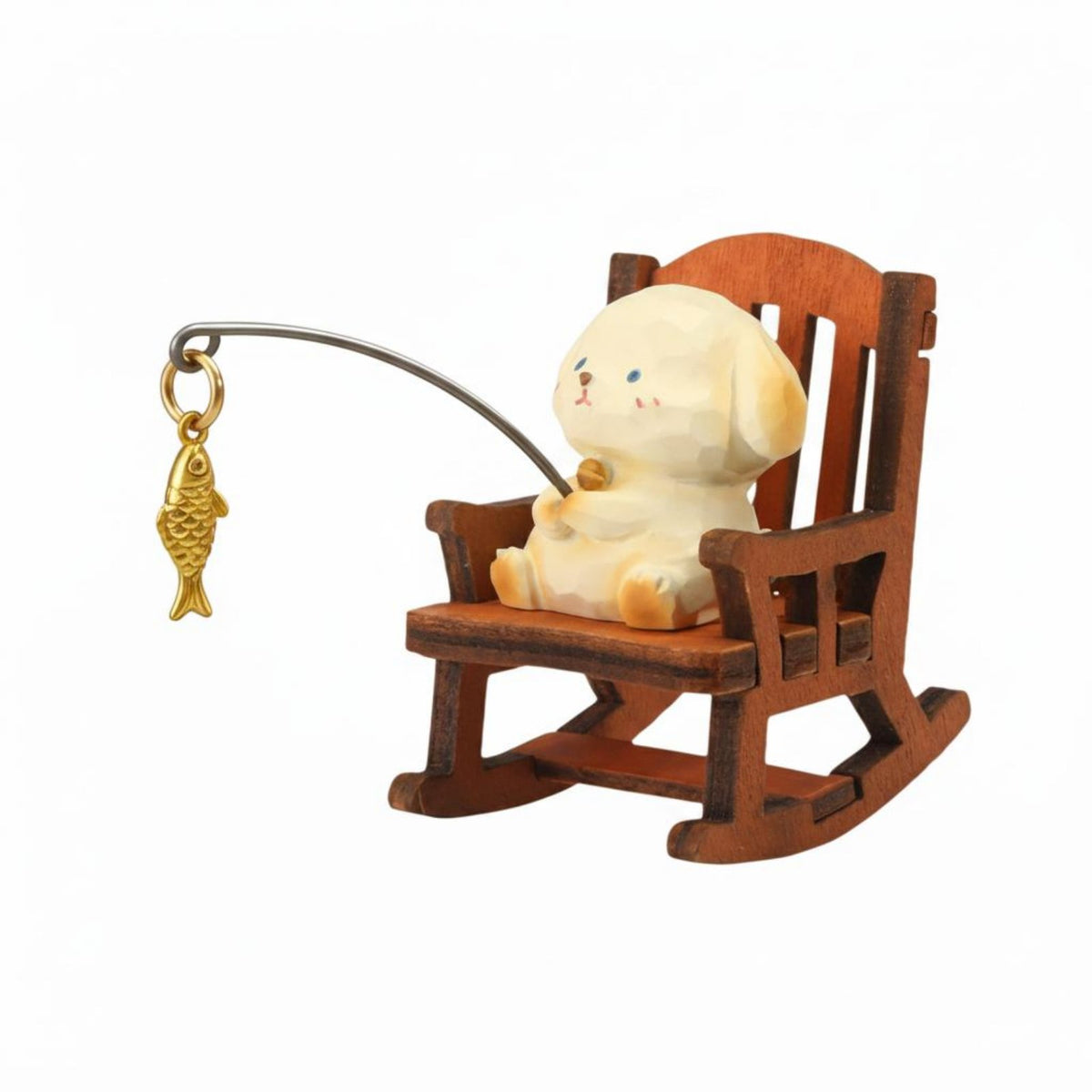 Creature Rocking Chair Figurine Resin Material House Decoration for Office