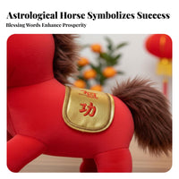 Year of the Horse Symbol Doll Brings Success Year of the Horse Symbol Wealth Attracting Good Luck Good Fortune Token for Family
