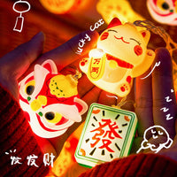 新年过年气氛灯串2025春节阳台装饰彩灯氛围灯挂灯福字蛇年灯饰
