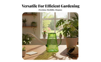 Long Spout Watering Can Large Capacity Transparent Watering Jug Visible Water Level Gardening Supplies for Gardeners, Homeowners, Balcony, Patio, Home