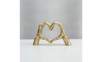 Skeleton Heart Hands Sculpture Gothic Skeleton Statue Love Ornament Figurine Tabletop for Collectors, Home Office