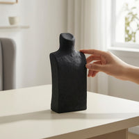 Necklace Display Stand Black Necklace Bust Holder Sculptural Jewelry Bust for Product Photography