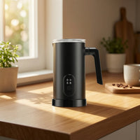 Electric Milk Frother Hot and Cold Milk Frother with Handle 400W Appliance for Dorm Room