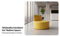 2 Pieces Modern design Armchair and Side Table Group Minimalist Design Upholstered Club Chair Business & Leisure Use Reception Furniture dense-fill padding for Office Managers, Interior Designers, Homeowners, Bedroom