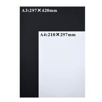 Black and White Cardstock 180gsm A3 A4 Colored Card Paper for Kids Hand-Painting Hard Cardboard Craft Folding Paper