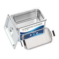 Granbo GA008-UK Ultrasonic Cleaner for Jewelry, Glasses, Dentures, Watches and Circuit Boards, 50W, 40kHz, Home Use