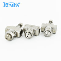 Industrial Misting Nozzle 316 Stainless Steel, Pneumatic Spray Head for Cleaning, Fine Mist Generation System
