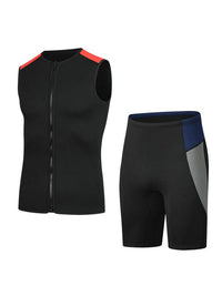 3mm Neoprene Wetsuit Vest for Men Women - Sleeveless Diving Vest Sun Protection Thermal Swimwear for Snorkeling Surfing Swimming