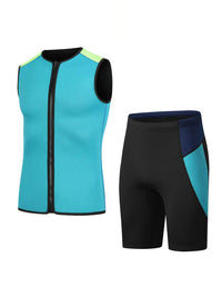 3mm Neoprene Wetsuit Vest for Men Women - Sleeveless Diving Vest Sun Protection Thermal Swimwear for Snorkeling Surfing Swimming