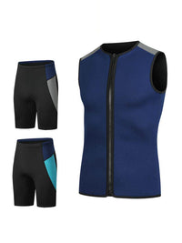 3mm Neoprene Wetsuit Vest for Men Women - Sleeveless Diving Vest Sun Protection Thermal Swimwear for Snorkeling Surfing Swimming
