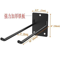 铁质园林工具展示壁挂式收纳架墙上铲子架扫帚架软管铁锹架收纳架