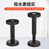 Adjustable Bathroom Cabinet Support Bracket with Nylon Option