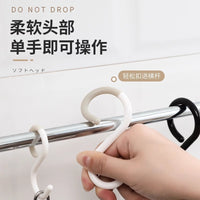 s型挂钩防掉多功能挂钥匙衣服帽子包包厨房浴室卫生间万能s型钩子