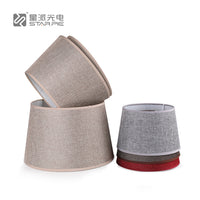 亚麻布艺灯罩床头壁灯吊灯灯罩配件新款现代简约灯罩灯饰配件批发
