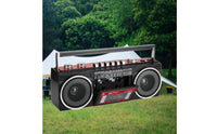 Twin Speakers Portable Radio Cassette Recorder Stereo Sound Bluetooth Cassette Player Recorder Multiple Power Options for Seniors