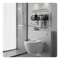 Over the Toilet Storage Rack Saving over Toilet Storage Shelf Sturdy Structure Lavatory Shelf for Small Bathrooms, Apartments