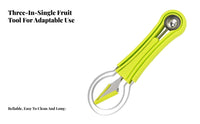 3 Pieces Triple-Function Fruit Tool Set Multifunctional Fruit Baller Ladle Set Fruit Baller Ladle Multi-Functional Fruit Carving