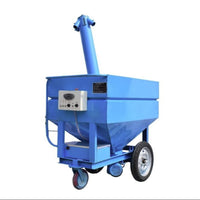 Automatic Chicken Feeder Machine for Poultry Farm, Self-Propelled Electric Battery Powered Feeding Cart for Laying Hens and Broilers