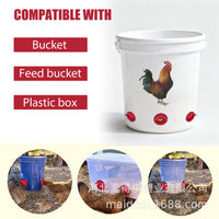 Automatic Poultry Feeder for Chickens and Birds - Large Capacity Feeder
