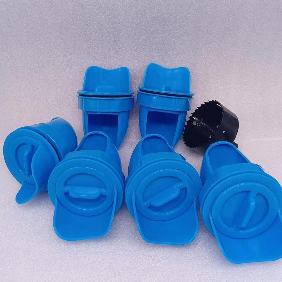 Automatic Gravity Chicken Feeder Poultry Feeder DIY Kit with Bucket for Chickens Ducks Geese