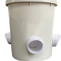 Automatic Gravity Chicken Feeder Poultry Feeder DIY Kit with Bucket for Chickens Ducks Geese