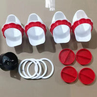 PoultryProFeeder Second Generation Gravity Feeder for Chickens and Ducks - Rainproof Feed Dispenser
