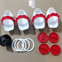 PoultryProFeeder Second Generation Gravity Feeder for Chickens and Ducks - Rainproof Feed Dispenser