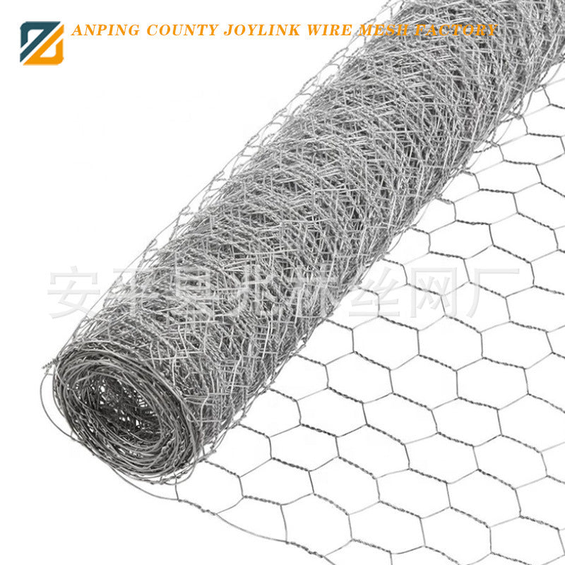 Hexagonal Wire Mesh Fencing for Chicken Coops and Garden Protection, Galvanized Steel Netting for Poultry and Animal Enclosures
