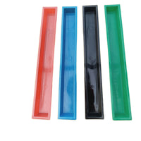 Rectangular Plastic Poultry Feeder and Waterer for Chickens, Geese, Ducks, Pigeons, Sheep - Long Strip Design