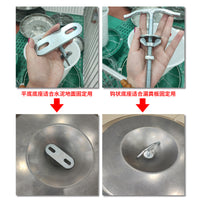 New Thickened Poultry Feeder Trough Anti-Flip Chicken Duck Goose Pig Feeding Trough