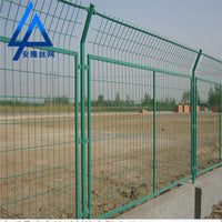 Green PVC Coated Fencing for Agricultural Planting Protection - 4.0mm Hard Plastic Double Wire Mesh Fence