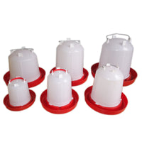 Automatic Poultry Waterer Dispenser for Chickens, Ducks, and Geese - Thickened Plastic Drinker Bucket