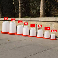 Thickened Chick Waterer Drinker Bucket Automatic Feeder for Chicks Poultry