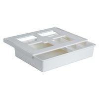 Under Desk Drawer Organizer Self-Adhesive Hidden Storage Box for Office Supplies Desktop Stationery