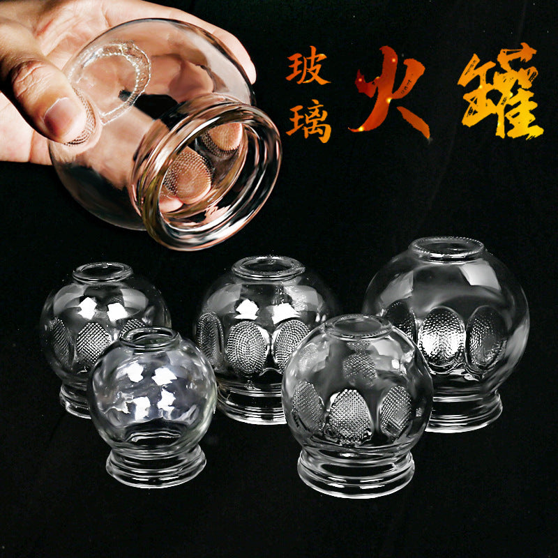 Chenye Glass Cupping Set for Traditional Chinese Medicine, Vacuum Cupping Therapy Tools for Home and Professional Use
