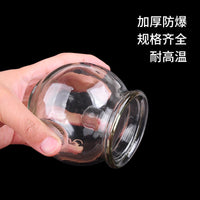 Cupping Therapy Set with Thickened Glass Cups and Ignition Rod for Home and Professional Use