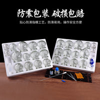 Cupping Therapy Set with Thickened Glass Cups and Ignition Rod for Home and Professional Use