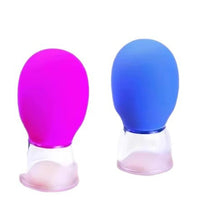 Facial Cupping Set Silicone Vacuum Cups for Face Lifting Massage Meridian Dredging Home Use